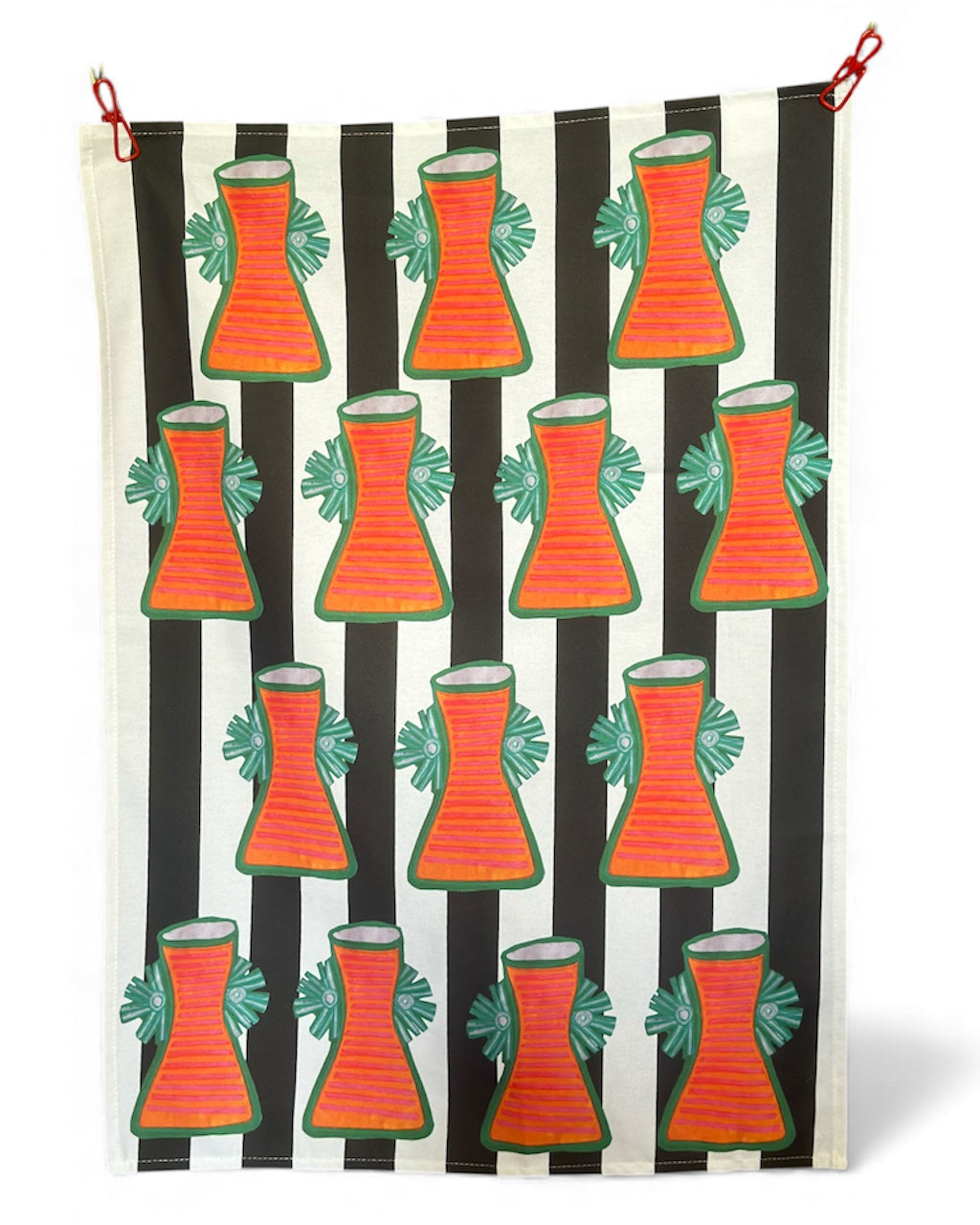 Black and White Tea Towel