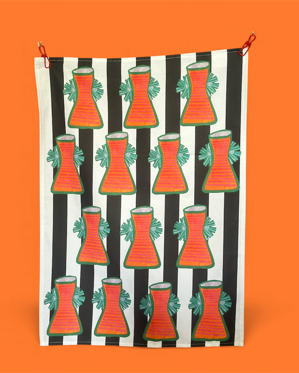 Black and White Tea Towel